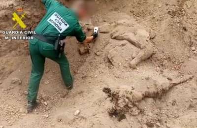 Police investigate a man for shooting and burying a horse on his farm