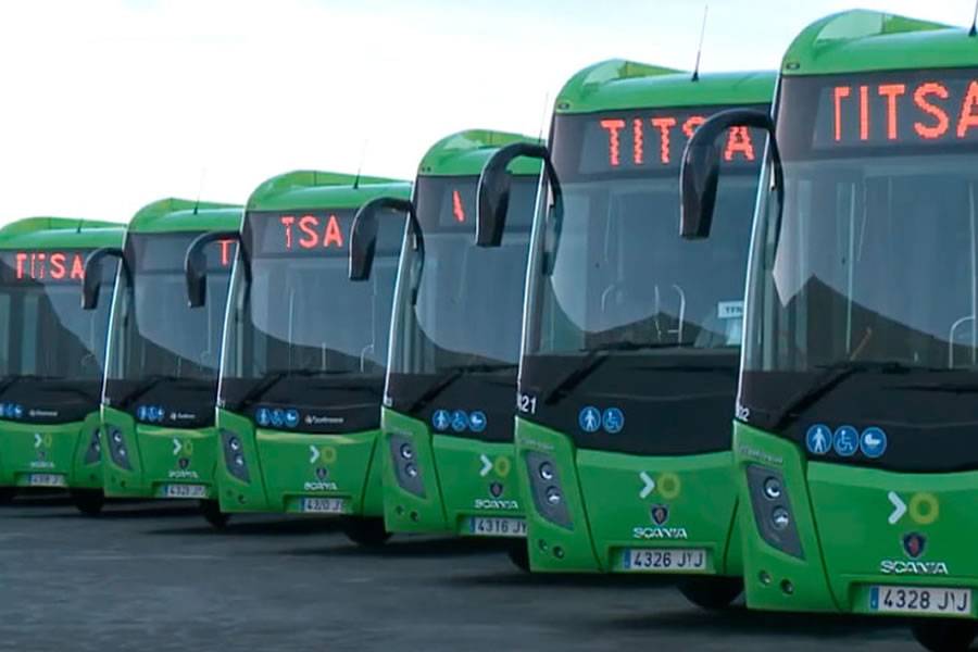 Buses will be free to use in the Canary Islands from January 1st