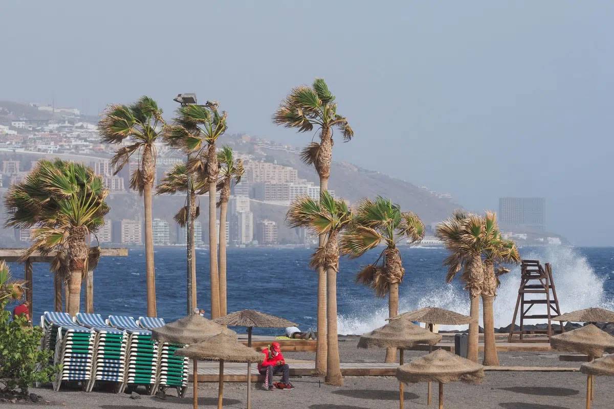 AEMET activates weather warnings for strong winds in Tenerife and Gran Canaria