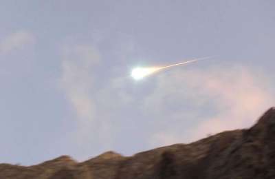 A meteorite lands in the sea with a huge roar next to Gran Canaria