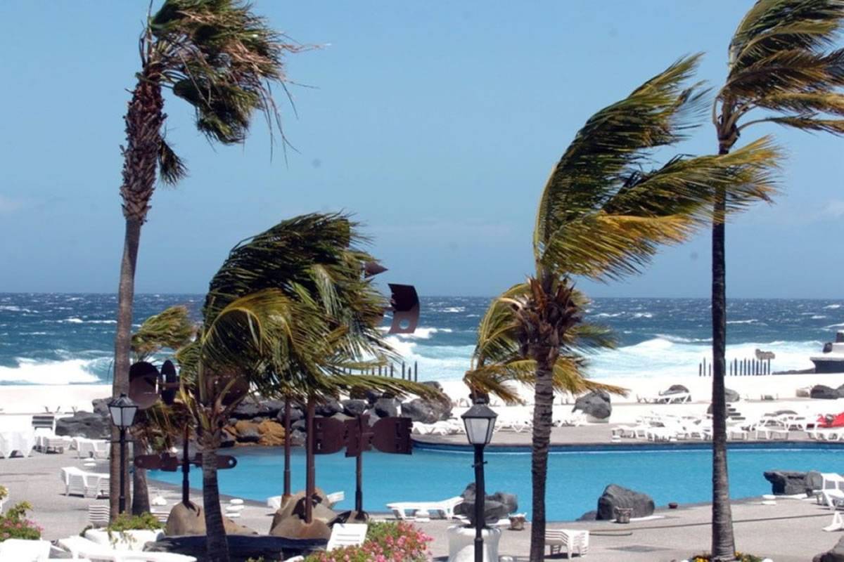 Heavy rain and intense wind at the start of the week in the Canary Islands 