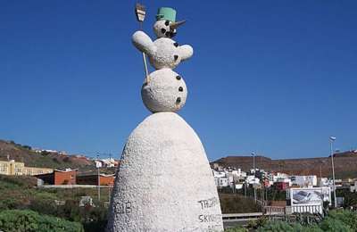 The Tenerife snowman is named as the ‘ugliest’ statue in Spain!