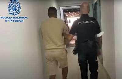 VIDEO: An international fugitive is arrested in Lanzarote