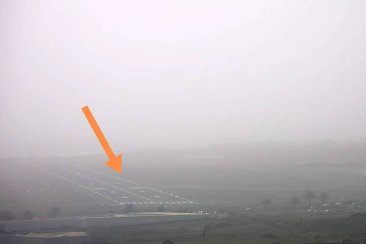 The haze and the wind are already causing problems at airports 