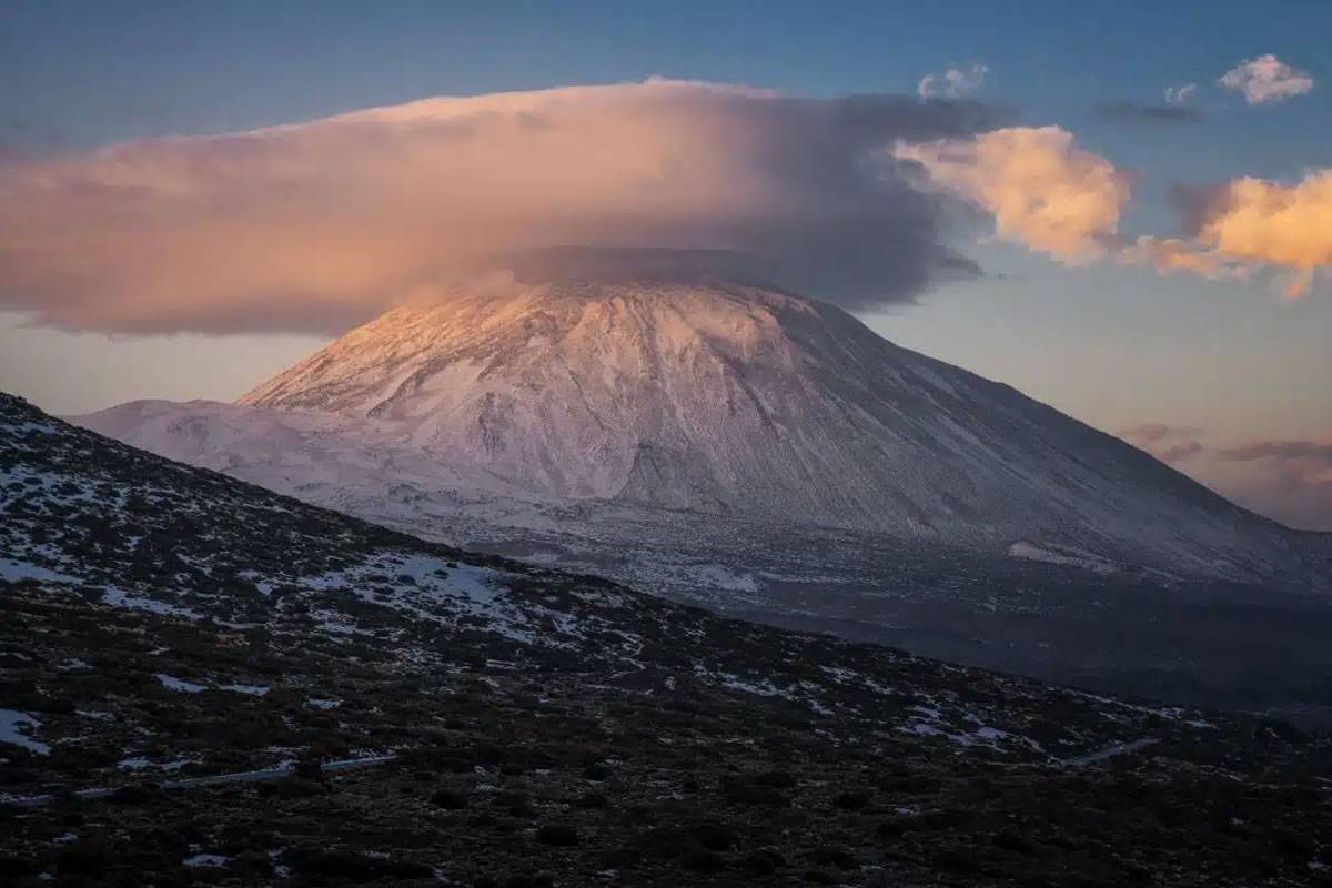 The calm after the storm: Snowy Teide looks spectacular with her ‘hat’ on The calm after the storm: Snowy Teide looks spectacular with her ‘hat’ on