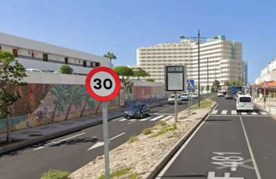 A cyclist is killed in an accident in San Eugenio in Costa Adeje