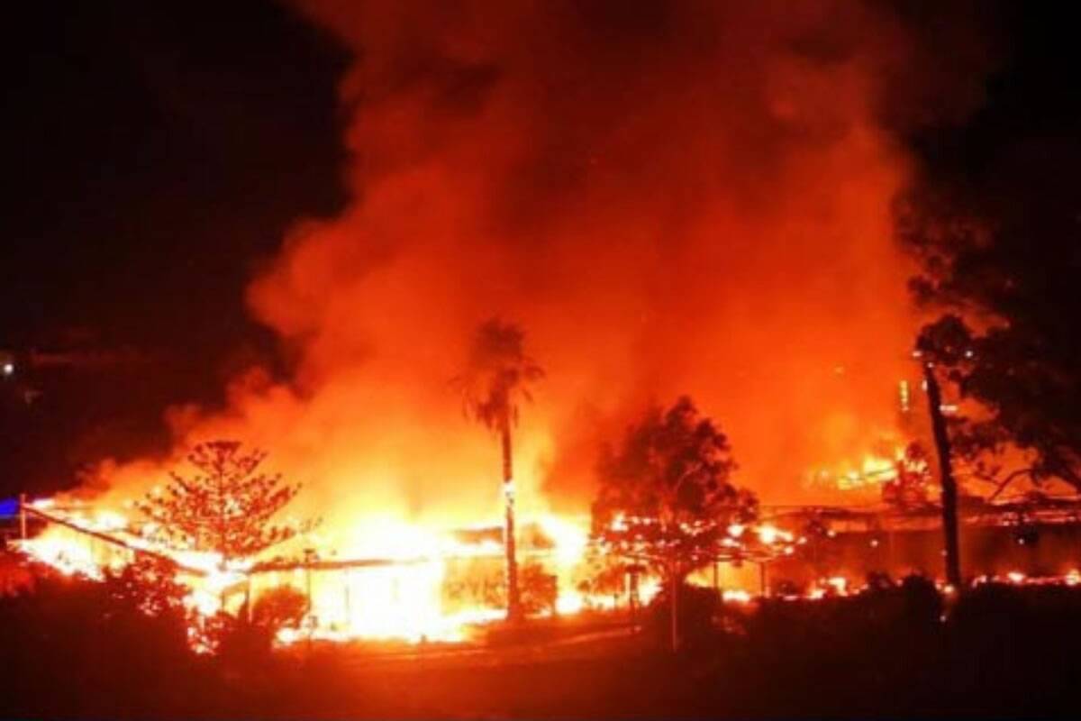 VIDEO: Huge fire close to hotel in Ten Bel in the south of Tenerife VIDEO: Huge fire close to hotel in Ten Bel in the south of Tenerife