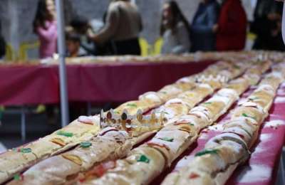 A giant ‘rosco’ breaks all records for Kings Day in La Orotava