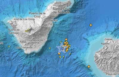 Seismic swarm reported between Tenerife and Gran Canaria with more than 30 earthquakes