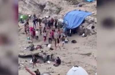 VIDEO: Camping and illegal party on La Caleta beach in the south of Tenerife