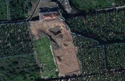 Three arrested for building a luxury house with a pool on rustic land in Tenerife 