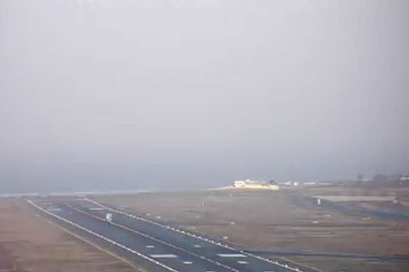 Flight diversions in Lanzarote due to bad visibility because of the haze