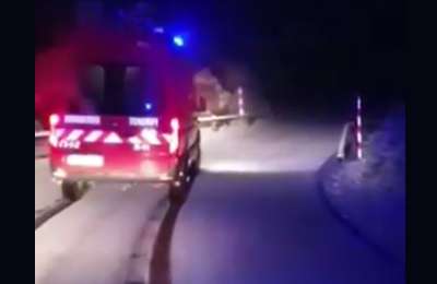 Emergency Services rescue hikers and people stranded in their cars in the snow