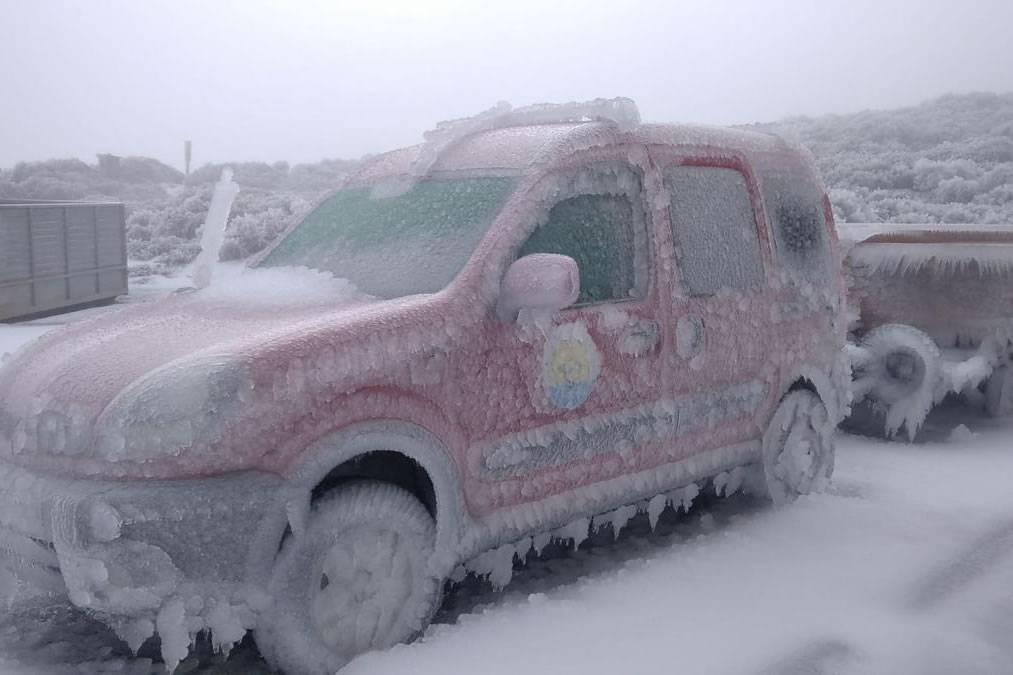 La Palma freezes as temperatures drop to -5.2°C La Palma freezes as temperatures drop to -5.2°C