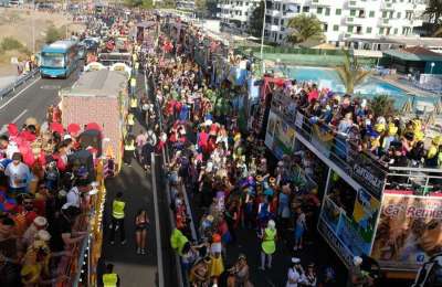 The Maspalomas Parade attracts a record breaking 350,000 people