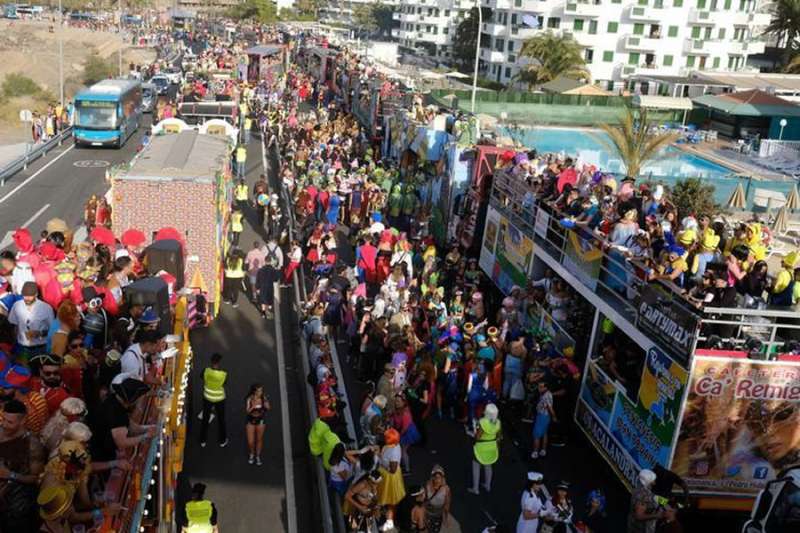 The Maspalomas Parade attracts a record breaking 350,000 people