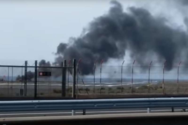 AIRPORT FIRE: Don't panic it's a drill!