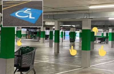 The fines you can get in a supermarket car park