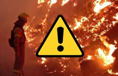 WARNING: An alert is declared for forest fires in the Canary Islands