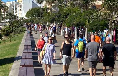 The Canaries had 1.2 million international tourists in February, 27% more than in 2022