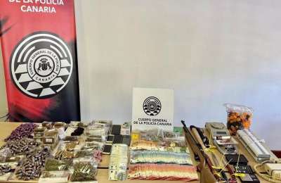 Three arrested with six kilos of hashish and 720 grams of marijuana in south Tenerife