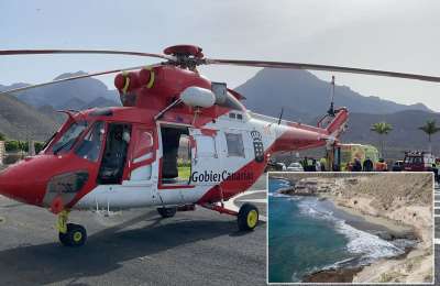 Tragic end for bather on a Costa Adeje beach in the south of Tenerife