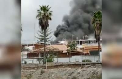 Dog killed in a fire at the Pasito Blanco campsite 