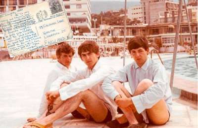 Reader contacts us with postcard sent from the Beatles in Tenerife 60 years ago