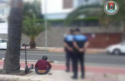 Rider crashes his electric scooter into a tree and then tests positive for alcohol