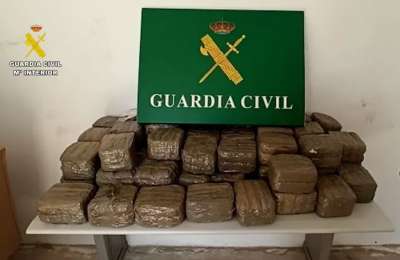 Man arrested at ferry port with more than 65kg of hashish in his van