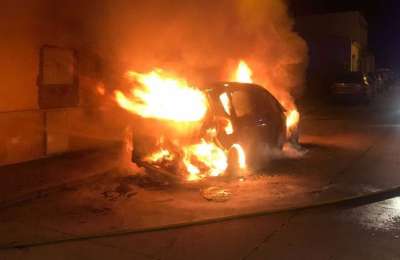 Man arrested for setting fire to five cars in the south of Tenerife