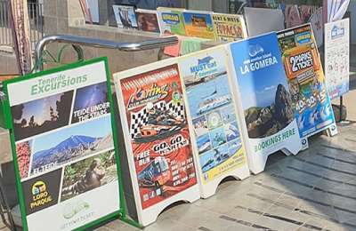 Arona Council orders a dozen illegal excursions sales points to stop trading