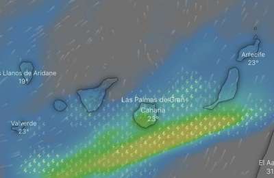 The first week of June will bring rain to the Canary Islands 