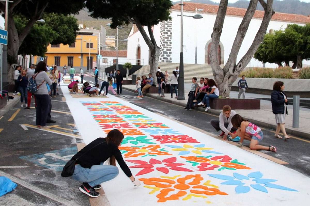 Adeje will celebrate Corpus Christi with its traditional ‘Salt Carpets’
