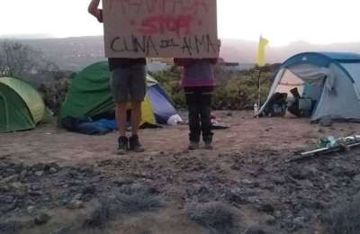 Courts start proceedings against activists who camped at Cuna del Alma 