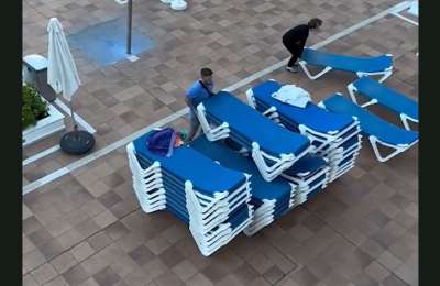 Hotel guests told to go back to bed after taking ‘sunbed hogging’ to extreme levels