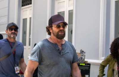 Gerard Butler says goodbye to Tenerife after 11 weeks of filming 