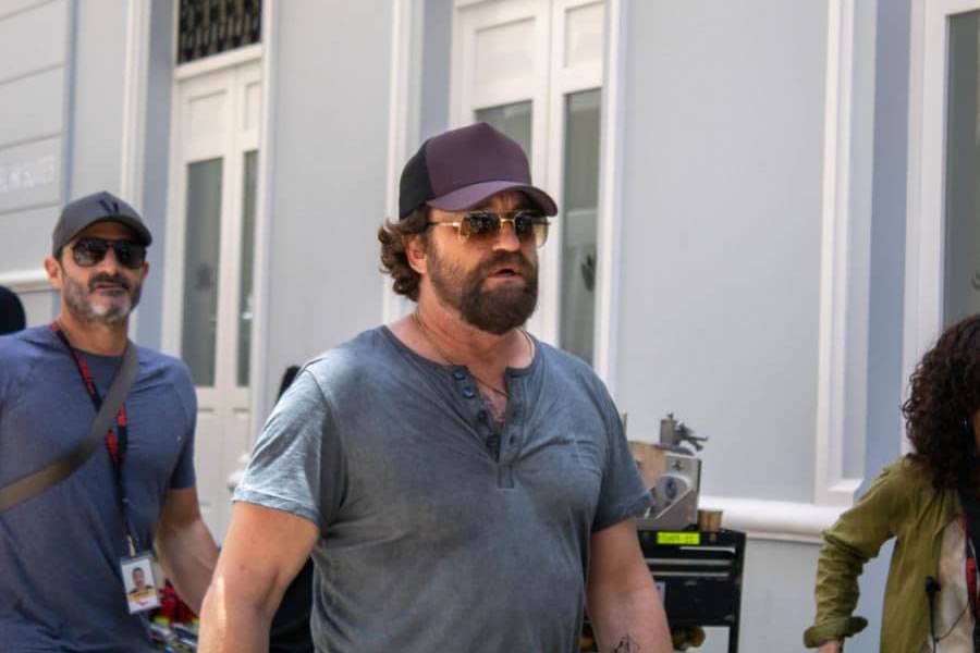 Gerard Butler says goodbye to Tenerife after 11 weeks of filming 