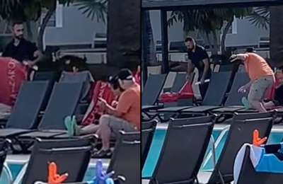 Hotel workers praised for removing towels from sunbeds not being used