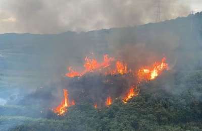 Second outbreak of fire in two days in Tenerife due to the heat