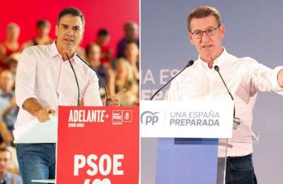 The PP win the general election but not enough seats to form a government