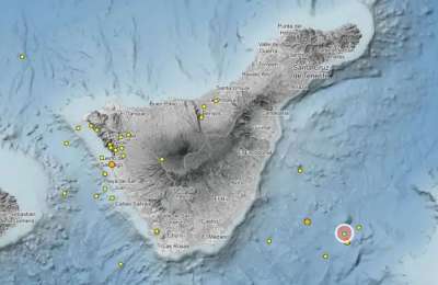 20 earthquakes recorded in Tenerife in the last 24 hours