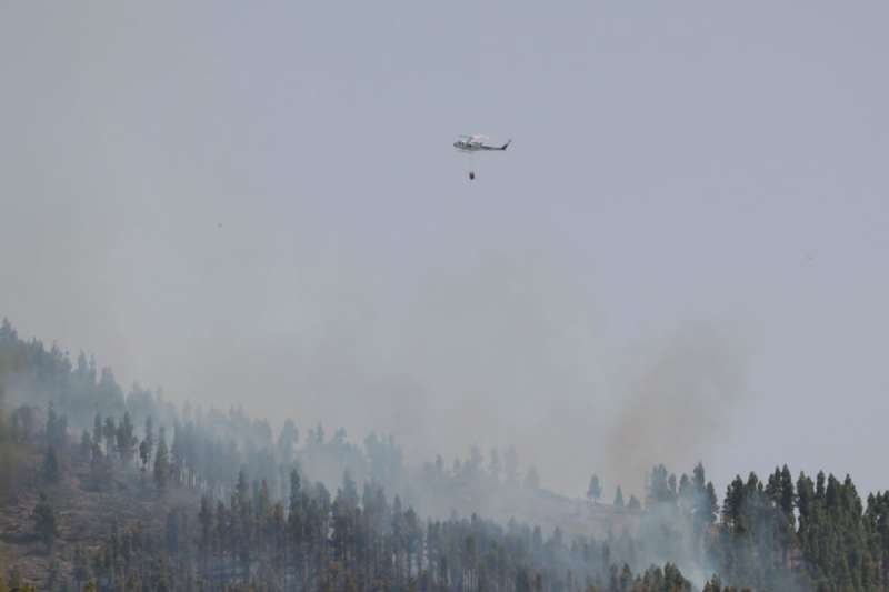 UPDATE: The forest fire in Gran Canaria is 95% stabilised 