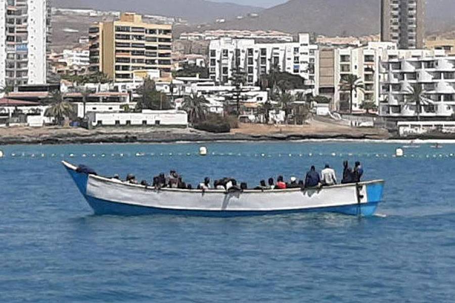 The arrival of immigrants to the Canary Islands has fallen by 11% so far this year