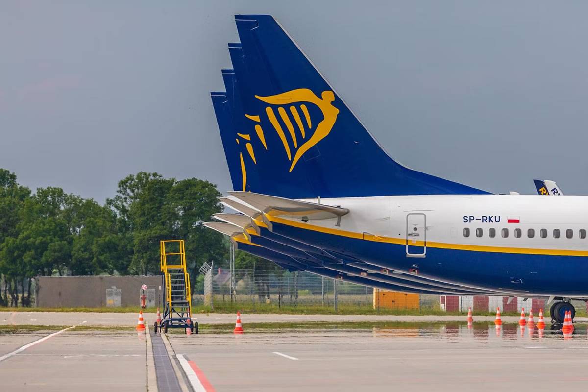 Ryanair breaks record and transports more than 18 million passengers in July
