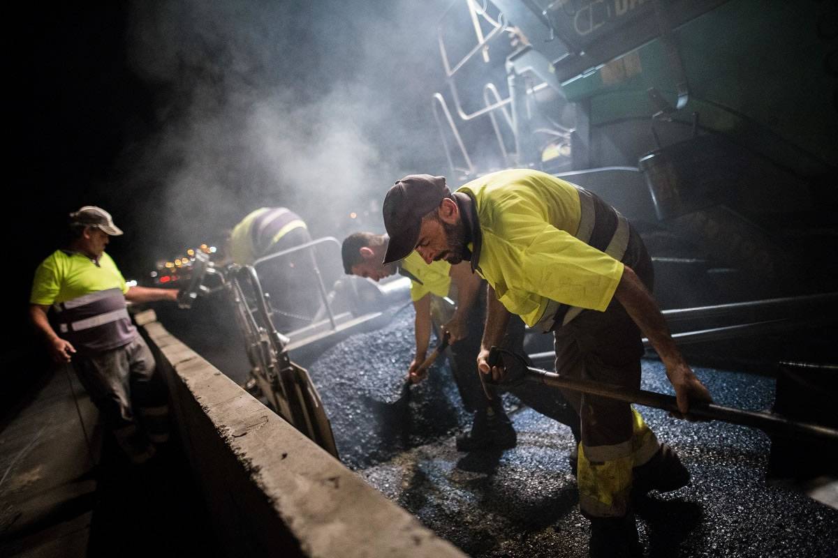 Closures on the TF-1 motorway tonight due to roadworks
