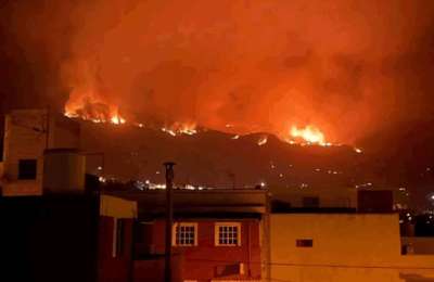 VIDEO: Emergency situation declared as forest fire breaks out in Tenerife