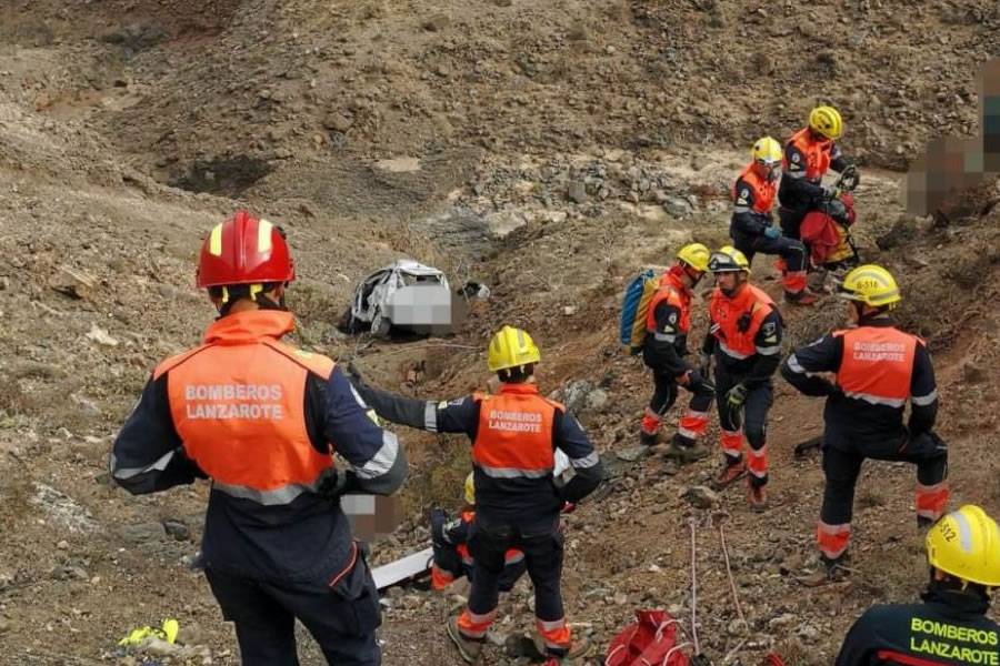 A dead body is found inside a vehicle at the bottom of a ravine in Lanzarote