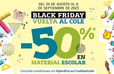HiperDino are giving 50% discount vouchers to help buy school supplies 