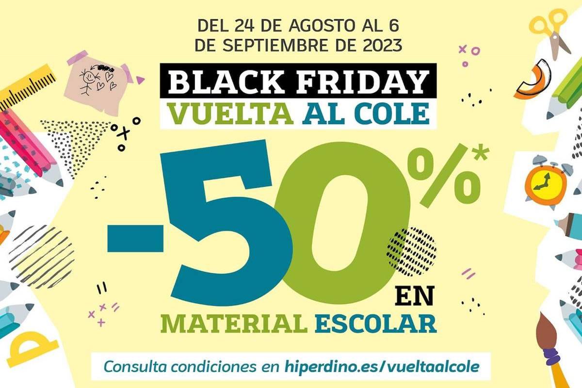 HiperDino are giving 50% discount vouchers to help buy school supplies 
